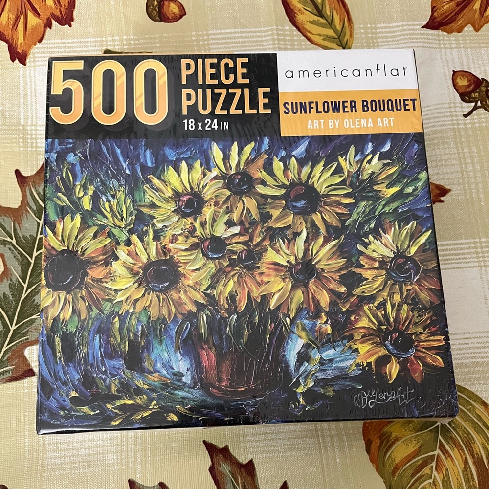 Sunflower Bouquet 500 Piece Puzzle (NWOT)